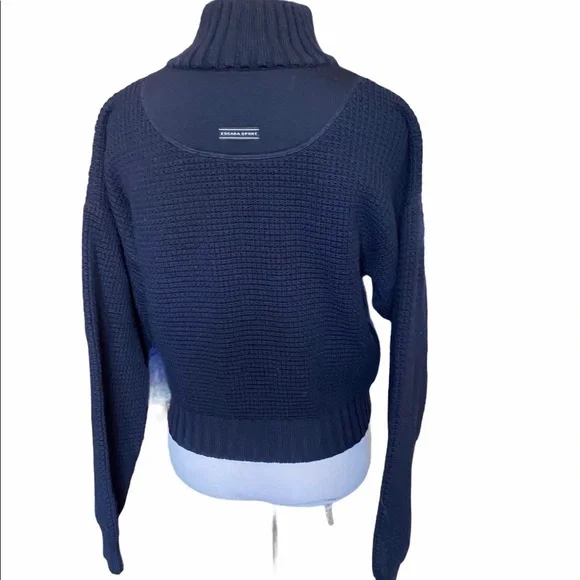 Escada Sport 1/4 zip wool pullover sweater sz S